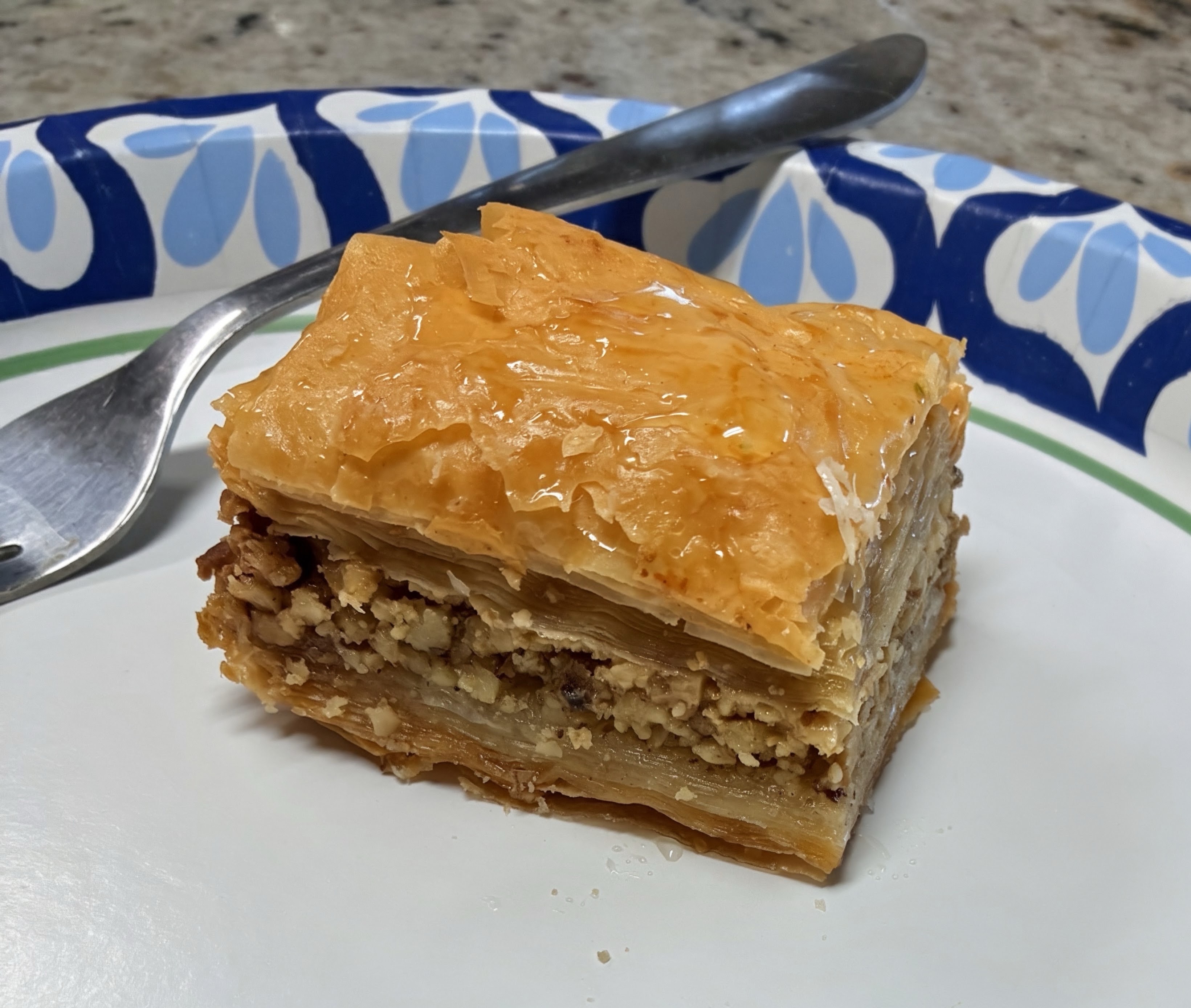 Mix Baklava with Almond